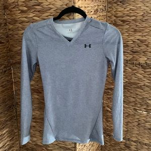Grey Under Armour Long Sleeve Shirt